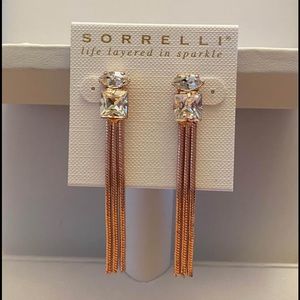 Sorrelli Crystal Clear earrings NWT